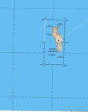 Este mapa muestra las ciudades de Isla Guadalupe, Campamento Sur.